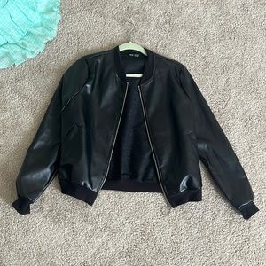 Shein leather jacket
